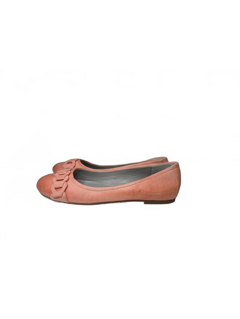 ECCO Kelly Coral Leather Ballet Flats Size 40‎